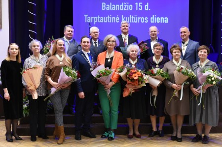 Raseinių krašto kultūros darbuotojams įteikti Garbės ženklai
