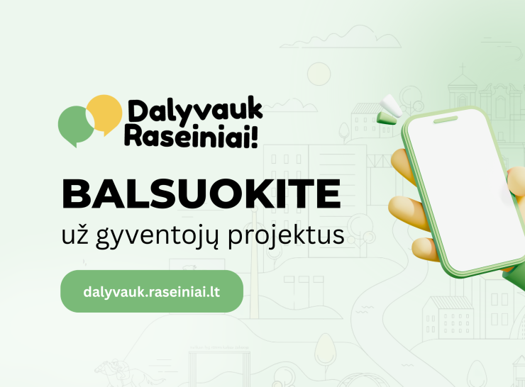 Prasideda balsavimas už Dalyvaujamojo biudžeto projektus