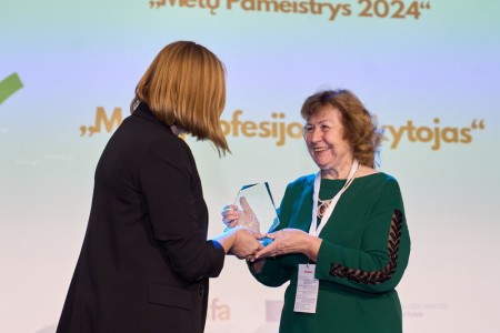 Raseinių technologijos ir verslo mokyklos mokytoja įvertinta „Metų Pameistrys 2024“ konkurse