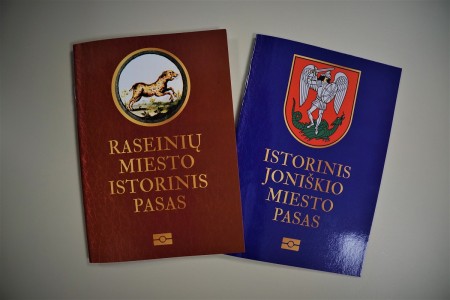 Pristatyti Raseinių ir Joniškio miestų istoriniai pasai
