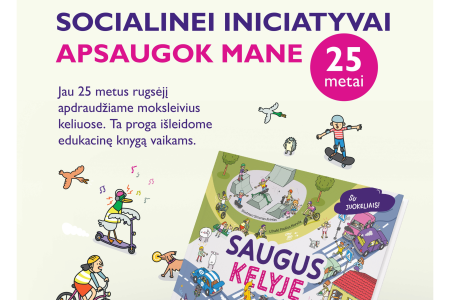 „Lietuvos draudimo“ akcijai „Apsaugok mane“ 25-eri: rugsėjį Raseinių rajone vėl bus apdrausti visi moksleiviai