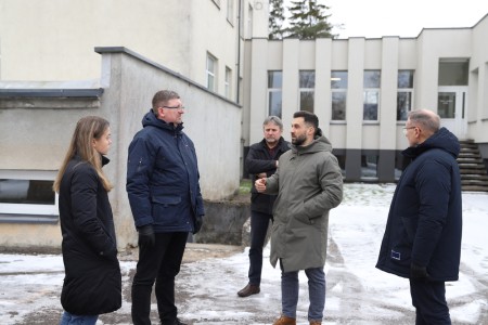 Savivaldybės vadovai įvertino ligoninės maitinimo bloko statybų galimybes