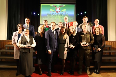 Vasario 16-ąją įteikti apdovanojimai „Auksinė lūšis“ ir „Žemaitis“