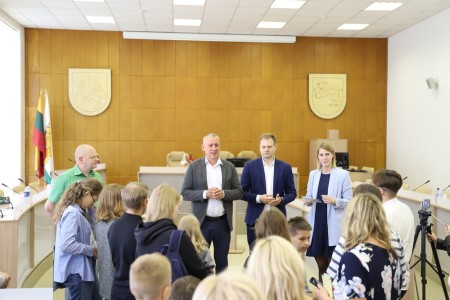Atvirų durų dienoje gyventojai trumpam tapo Tarybos nariais