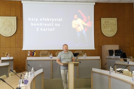 Raseinių rajono savivaldybėje vyko mokymai apie bendravimą su Z karta