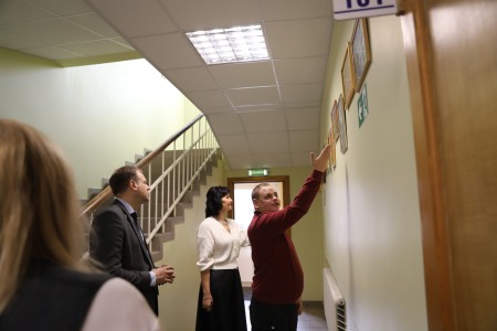 Savivaldybės vadovai pasveikino unikalios parodos organizatorius