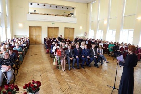 Tarptautinės mokytojų dienos proga pagerbti Raseinių rajono pedagogai