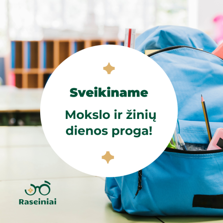 Sveikinimas Mokslo ir žinių dienos proga 