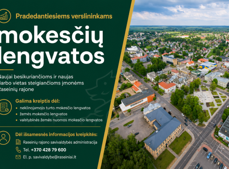 Pradedantiesiems verslininkams primename apie galimybę pasinaudoti mokesčių lengvatomis