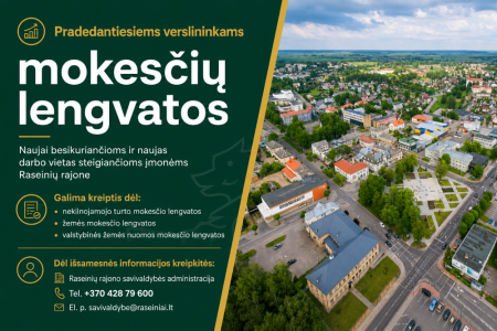 Pradedantiesiems verslininkams primename apie galimybę pasinaudoti mokesčių lengvatomis