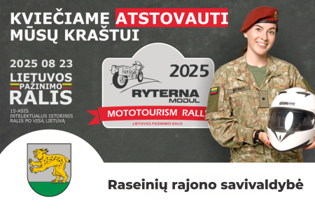 Kviečiame prisijungti prie „Mototurizmo ralio 2025“ – atstovaukime savo kraštui kartu