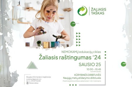 Nemokamos edukacijos „Žaliasis raštingumas“