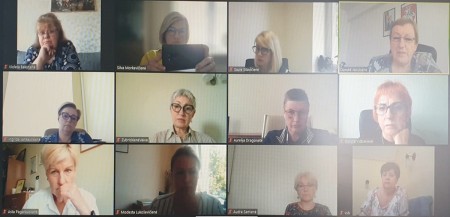 Aptartas rajoninės atnaujinamo ugdymo turinio įgyvendinimo koordinavimo komandos veiklų plano projektas