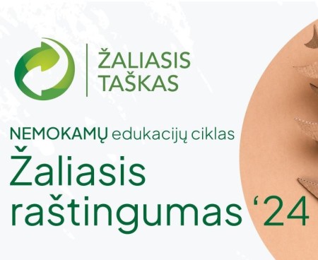 Kviečiame prisijungti prie NEMOKAMŲ nuotolinių edukacijų ciklo „Žaliasis raštingumas“