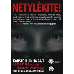 Netylėkite