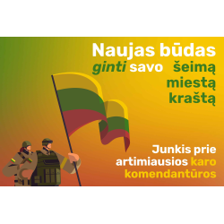 Koks Tavo vaidmuo valstybės gynyboje?